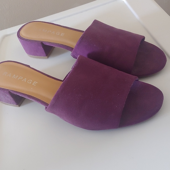 COPY - Purple mules sandal 8.5 purple - Picture 2 of 5